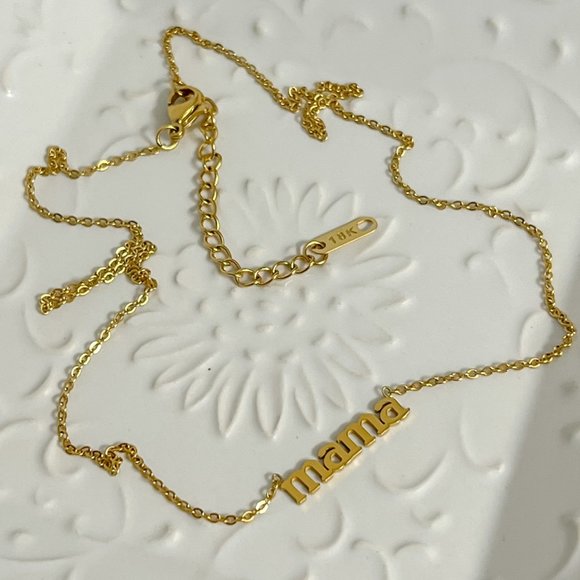 Mom Gift Necklace Mom Necklace Initial Mommy Necklace Mom Gift From Daug… - Picture 4 of 9